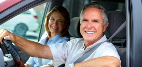 Happy older drivers