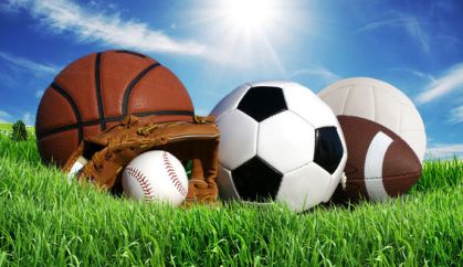 Football soccer ball baseball