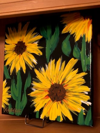 Sunflower painting