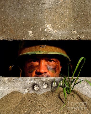 Guy in a bunker